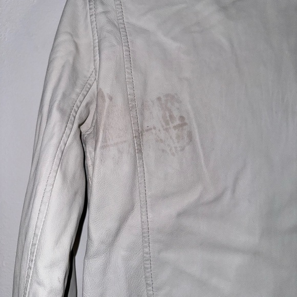 IRO 100% Lamb Leather Jacket in White - Picture 3 of 4